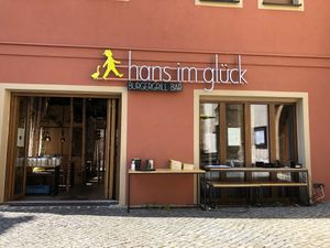 outside  at Hans im Glück in Amberg