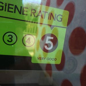 hygiene rated 5 at Bank View Cafe in Stocksbridge