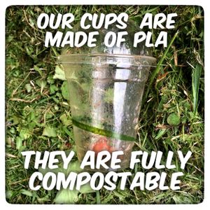 All our takeaway cutlery is compostable at Bank View Cafe in Stocksbridge