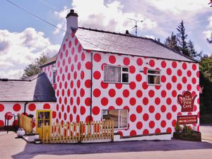 yes, its the spotty cafe! at Bank View Cafe in Stocksbridge