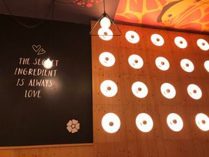 Cute design at Flower Burger in Florence