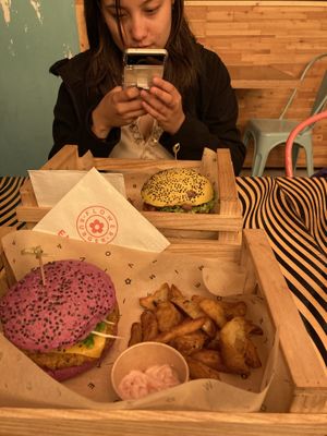   at Flower Burger in Florence