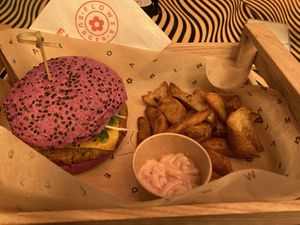   at Flower Burger in Florence