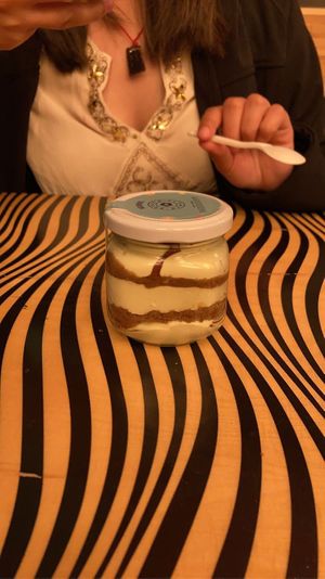 Tiramisu  at Flower Burger in Florence