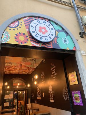 Location  at Flower Burger in Florence
