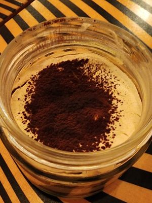 Tiramisu at Flower Burger in Florence