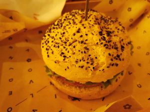 The funky cecio at Flower Burger in Florence