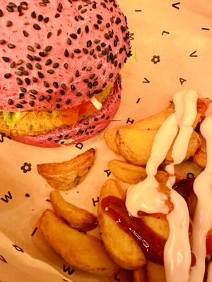   at Flower Burger in Florence