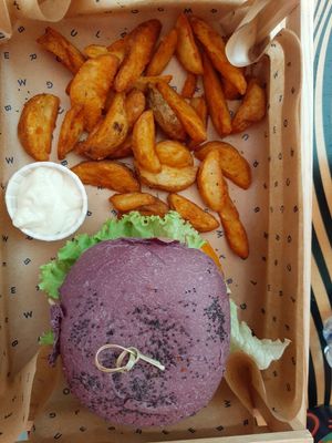 Flower burger at Flower Burger in Florence