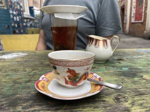 Tea and coffee   at schickSAAL in Luebeck