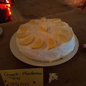 Vegane Quark-Torte at schickSAAL in Luebeck