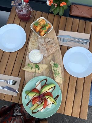 Veggie tapas at Eden Coffee Club in Epping