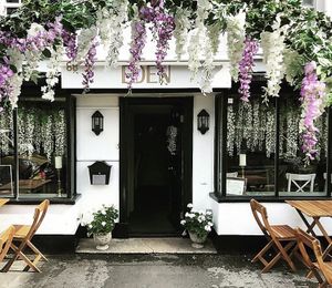 Outside at Eden Coffee Club in Epping