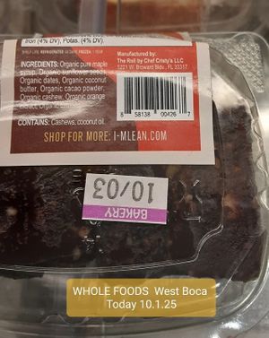 Product label for a closed business and an expired permit since 7/2023 at Whole Foods Market in Fort Lauderdale