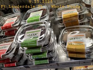 Chef Christy's I-MLEAN Raw Vegan Dairy Free Gluten Free Non-GMO products found in Whole foods up in Sept & Oct 2025 at Whole Foods Market in Fort Lauderdale