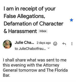 My reply to the Slanderous email at Whole Foods Market in Fort Lauderdale