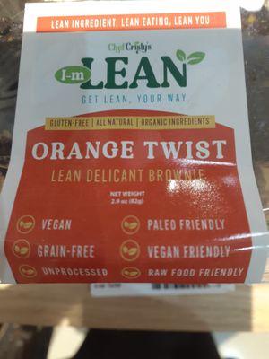 Chef Christy's I-MLEAN Organic Raw No-bake Gluten-Free Vegan ORANGE TWIST CHOCOLATE BROWNIE - FDACS FOOD PERMIT EXPIRED A 3 yrs ago ... should never have been in your your store. at Whole Foods Market in Fort Lauderdale