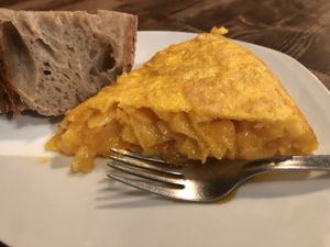 Tortilla  at La Urbana in A Coruna