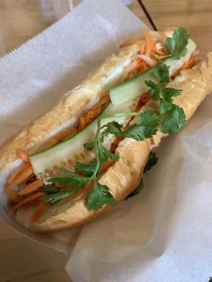Tofu bahn mi  at Xankia in Milwaukee