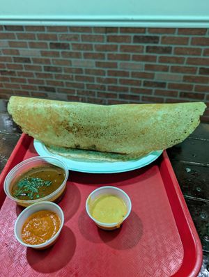 Cauliflower Dosa at VEGZ in Washington