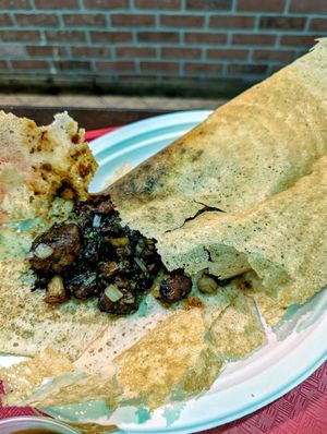 Crispy Cauliflower Dosa at VEGZ in Washington