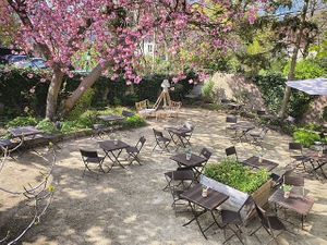 terrace  at Bluebirds in the Backyard in Dordrecht