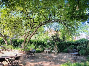terrace  at Bluebirds in the Backyard in Dordrecht