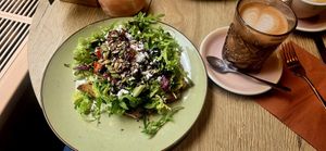 Smashed avocado sourdough at Bluebirds in the Backyard in Dordrecht
