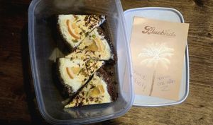 Spicy orange cakes to go at Bluebirds in the Backyard in Dordrecht