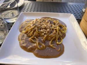 peanut noddles  at Sesame in Valletta