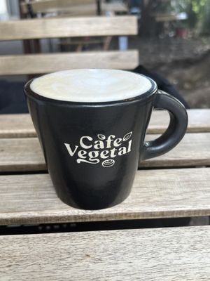Chai latte  at Café Vegetal in Mexico City