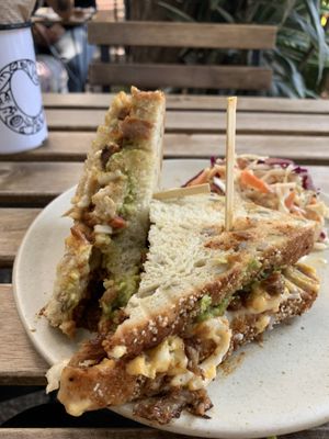  Pulled no pork sandwich   at Café Vegetal in Mexico City