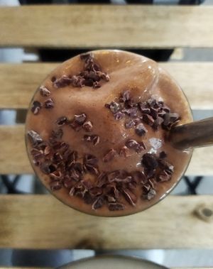 Nutty choco at Café Vegetal in Mexico City
