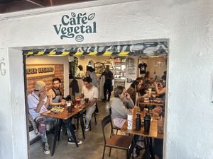   at Café Vegetal in Mexico City