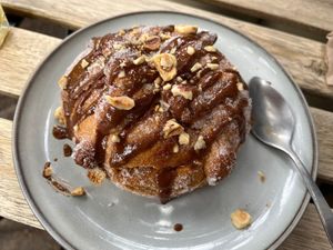 Nutela Pan de Muerto at Café Vegetal in Mexico City