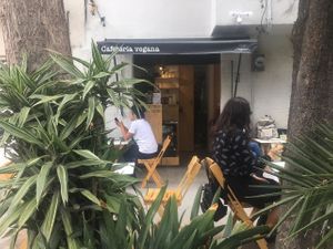 Store front - Café Vegetal at Café Vegetal in Mexico City