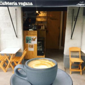 Organic espresso at Café Vegetal in Mexico City
