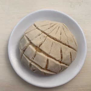 Concha at Café Vegetal in Mexico City