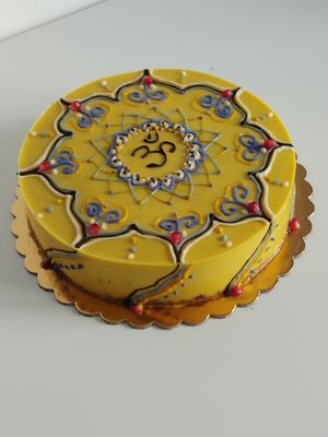 Mandala - mango and chocolate at Dulce Natural in Lanzarote