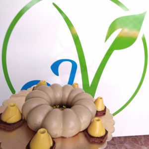 tarta del campesino, pera y tofu at Dulce Natural in Lanzarote