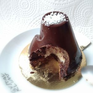 volcano, chocolate y coco at Dulce Natural in Lanzarote