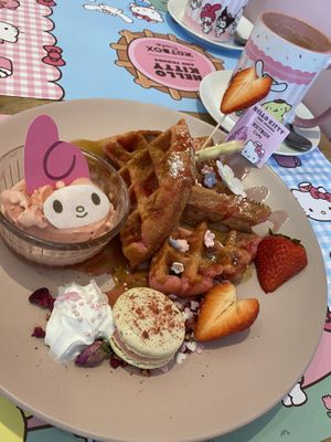 Strawberry Waffles - Vegan  at ARTBOX in Brighton