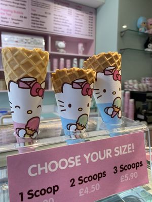 Ice cream cones  at ARTBOX in Brighton