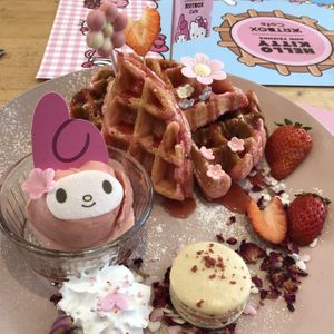 Flowerberry waffles   at ARTBOX in Brighton