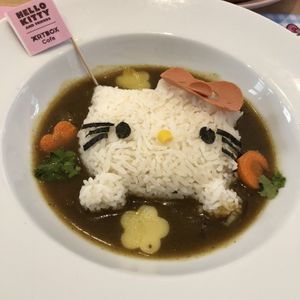 Hello Kitty curry  at ARTBOX in Brighton