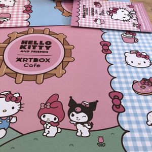 Placemats & menu  at ARTBOX in Brighton