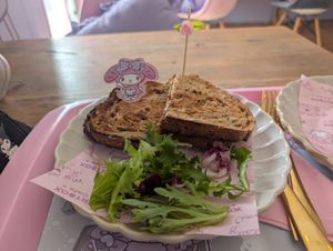 Pizza toastie at ARTBOX in Brighton