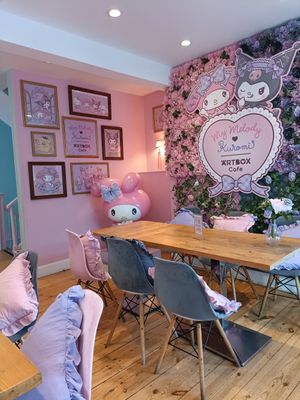 Upstairs main seating at ARTBOX in Brighton