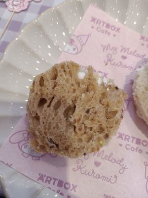 Kuromi sandwich at ARTBOX in Brighton