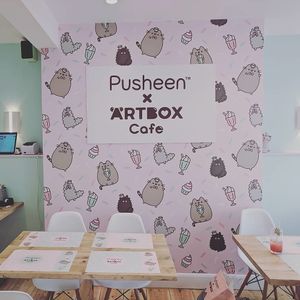 Pusheen ice cream parlour at ARTBOX in Brighton